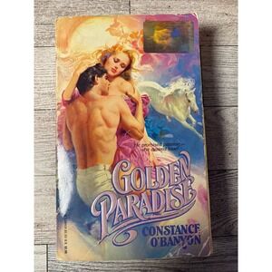 Golden Paradise Constance OBanyon Zebra Books Romance Novel 1987 First Printing